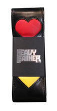 "One Love" Premium Leather Guitar Strap by Heavy Leather NYC